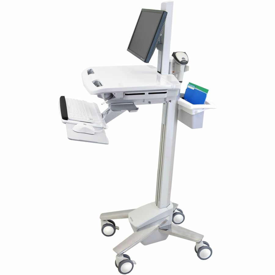 Ergotron StyleView Cart with LCD Pivot - Adjustable Medical Cart for Healthcare Professionals