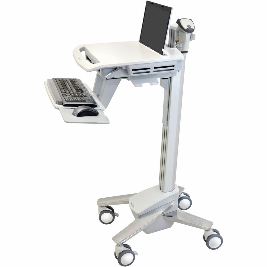 Ergotron StyleView Laptop Cart, SV40 – Ergonomic Mobile Medical Cart with Sit-to-Stand Adjustment and Widescreen Compatibility