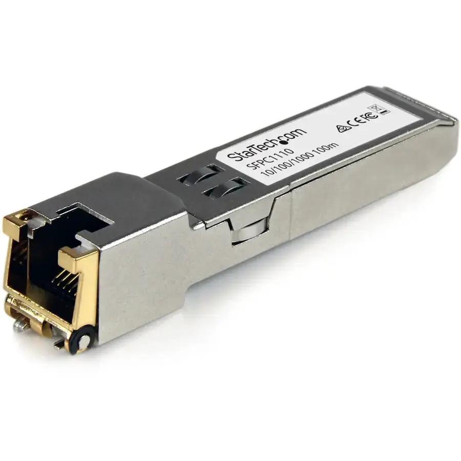 StarTech Cisco SFP-GE-T Compatible 1000BASE-T SFP Transceiver Module - RJ45 Copper Ethernet for Cisco Switches and Routers by StarTech.com