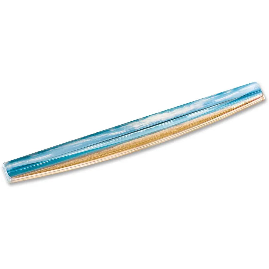 Fellowes Photo Gel Keyboard Wrist Rest with Microban, Sandy Beach Design, 18.56-Inch