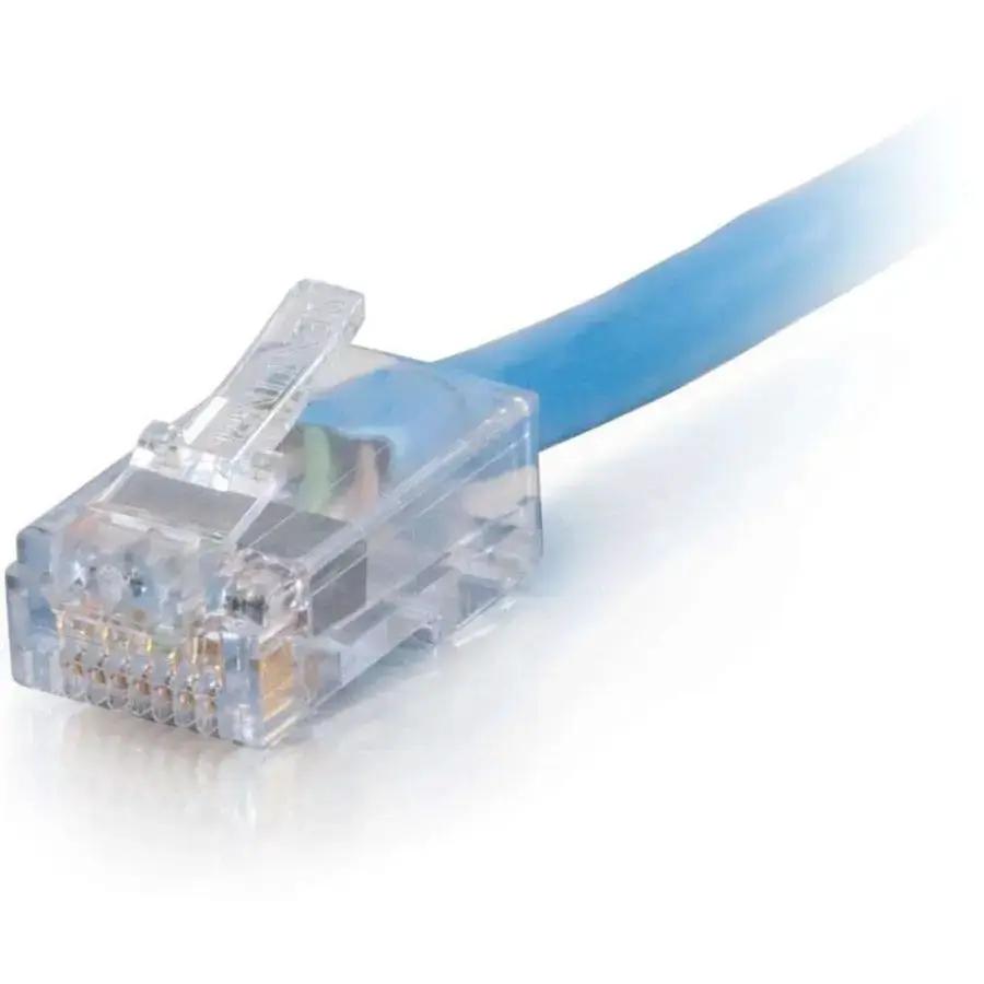 C2G 35 ft Cat6 Non-Booted Plenum Network Patch Cable - Blue by Legrand Group