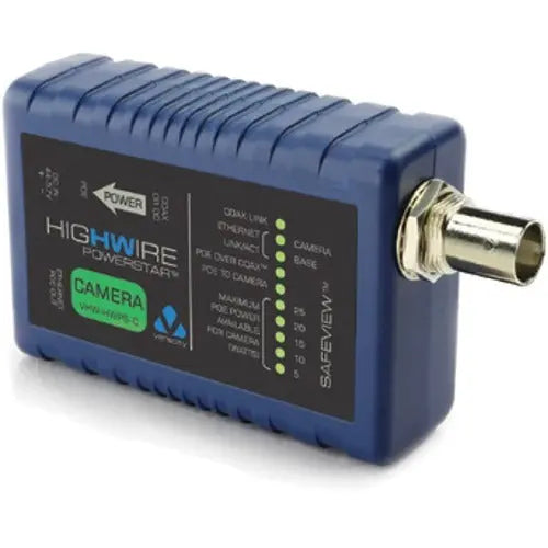 Veracity HIGHWIRE PowerStar Camera Unit – Ethernet and PoE over Coax for IP Cameras
