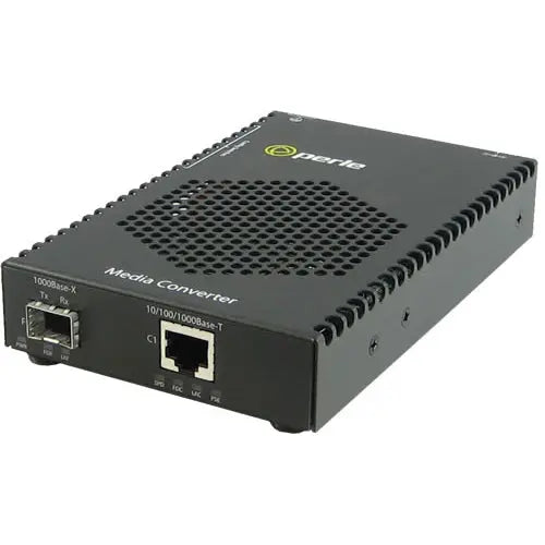 Perle S-1110PP-SFP-XT Industrial Temperature PoE Media Converter