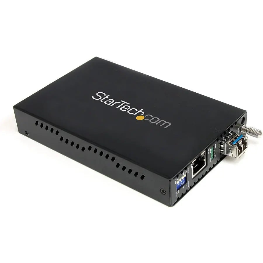 StarTech.com ET1000S40LC2 1000 Mbps Gigabit Single-Mode Fiber Media Converter with LC Connector - 40 km Range