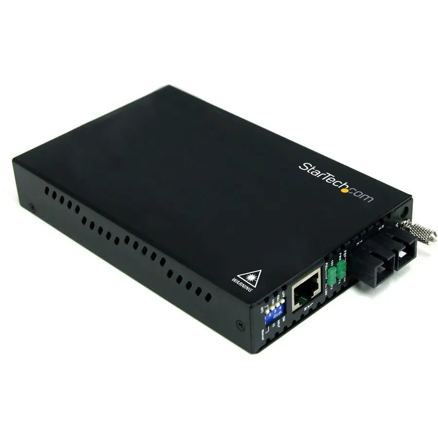StarTech.com ET90110SC2 10/100 Mbps Multimode Fiber Media Converter SC (2 km) for Ethernet Extension