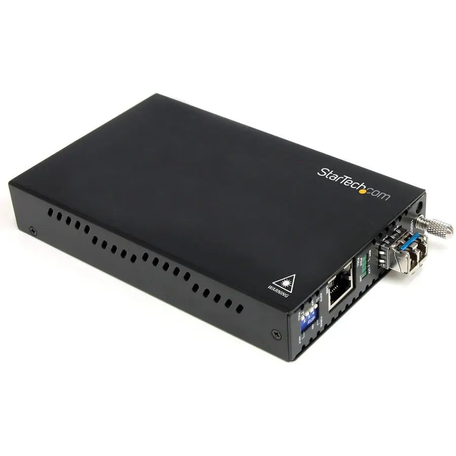 StarTech.com ET91000LC2 1000 Mbps Multimode Fiber Media Converter with LC Connectors for 550 Meters