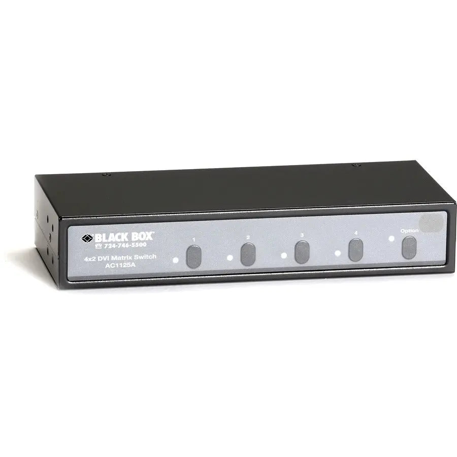 Black Box AC1125A 4x2 DVI Matrix Switch with Audio and RS-232 Control