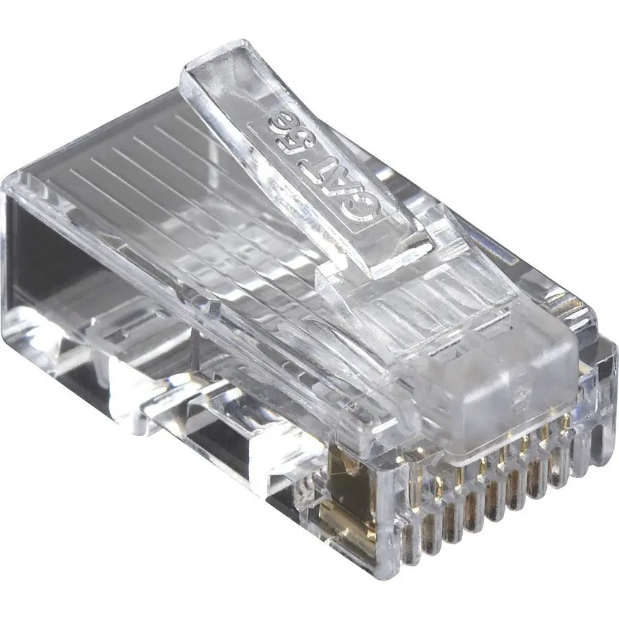 Black Box C5E-MP-U-50PAK CAT5e Modular Plug for Round Solid and Stranded Cable - Unshielded - 50-Pack