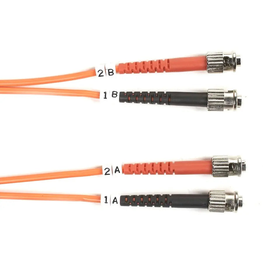 Black Box FOSM-005M-STST Fiber Optic Duplex Patch Network Cable - OS2 9/125, Single-Mode, 10 Gb, 2.0 mm Zipcord, Riser Rated, Yellow
