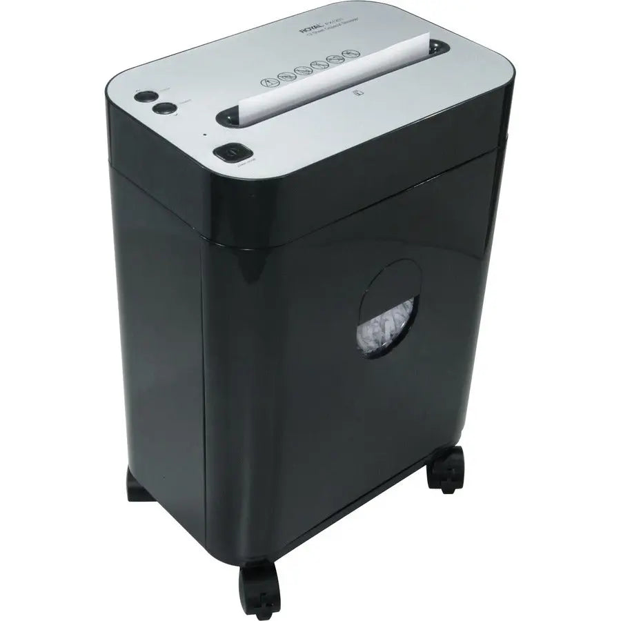 Royal PX1201 Cross-Cut Paper Shredder – 12 Sheet Capacity with Auto Start/Stop and Lockable Casters