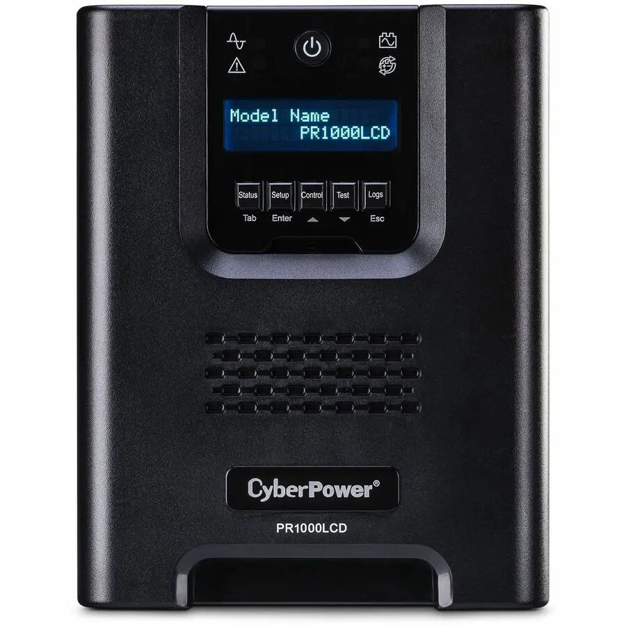 CyberPower PR1000LCD Smart App Sinewave UPS System with 1000VA Capacity and Line-Interactive Topology