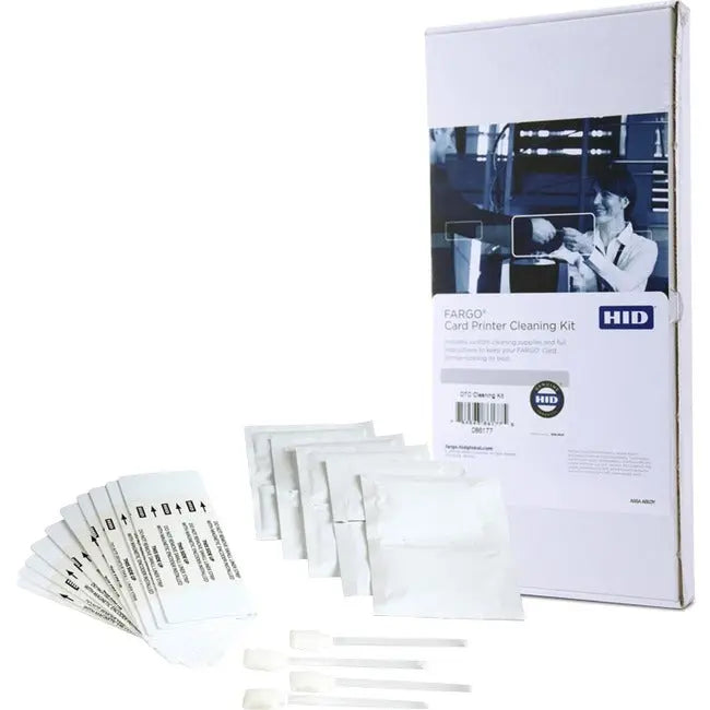 HID Global Fargo DTC1000 Cleaning Kit - Model 086177 for Printer Maintenance