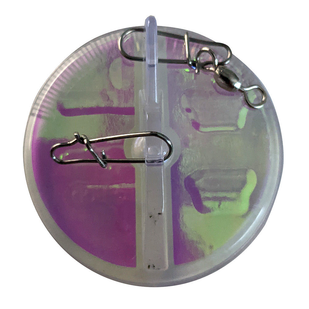 Luhr-Jensen 2-1/4 inch Dipsy Diver Clear/Clear Bottom Moon Jelly for Deep Water Fishing