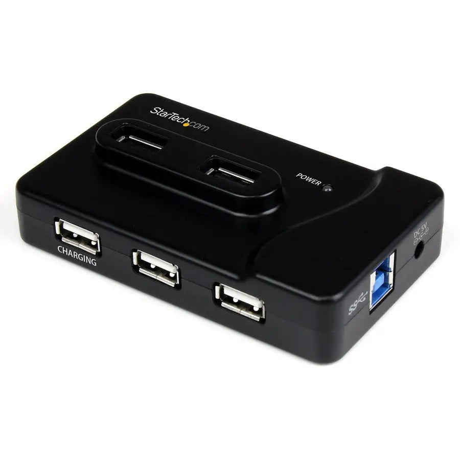 StarTech.com ST7320USBC 6-Port USB 3.0/2.0 Combo Hub with Charging Port and External Power Adapter