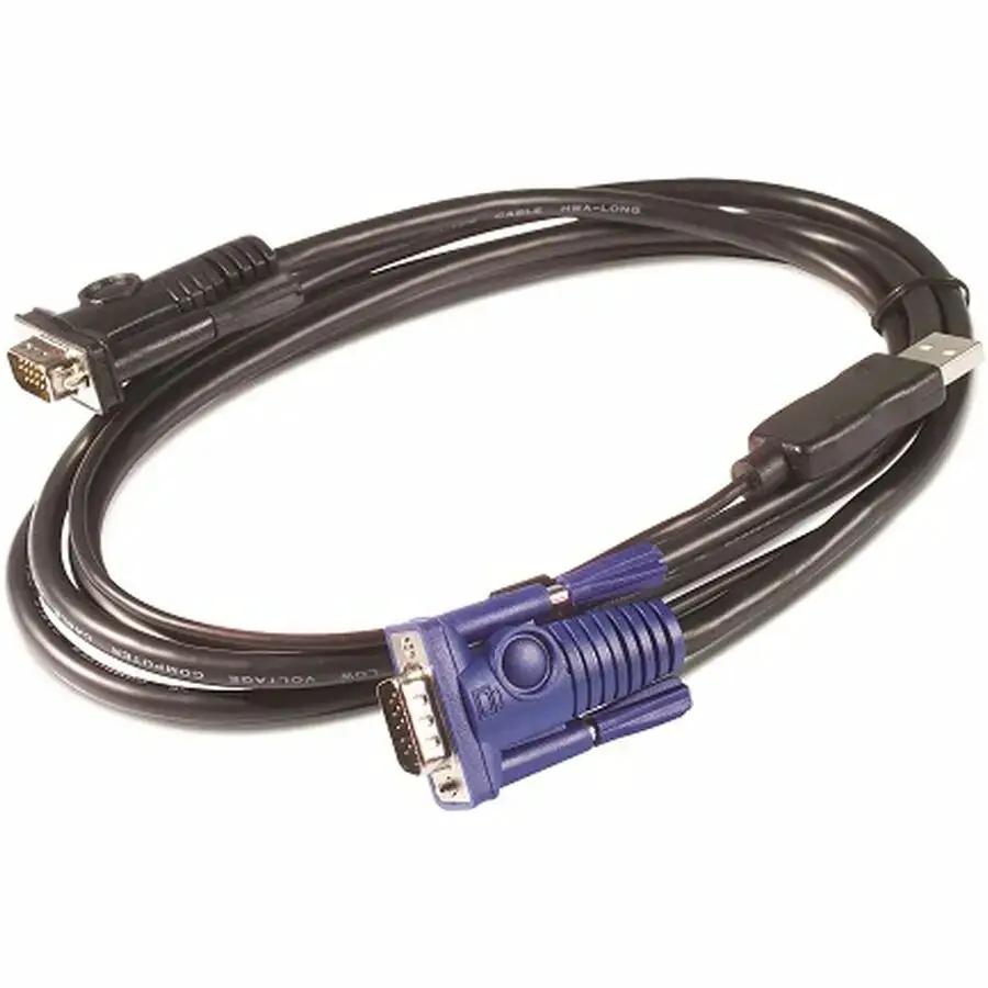 APC Schneider Electric SA KVM USB Cable - 6 ft (1.8 m) for Seamless Device Connectivity by Schneider Electric SA