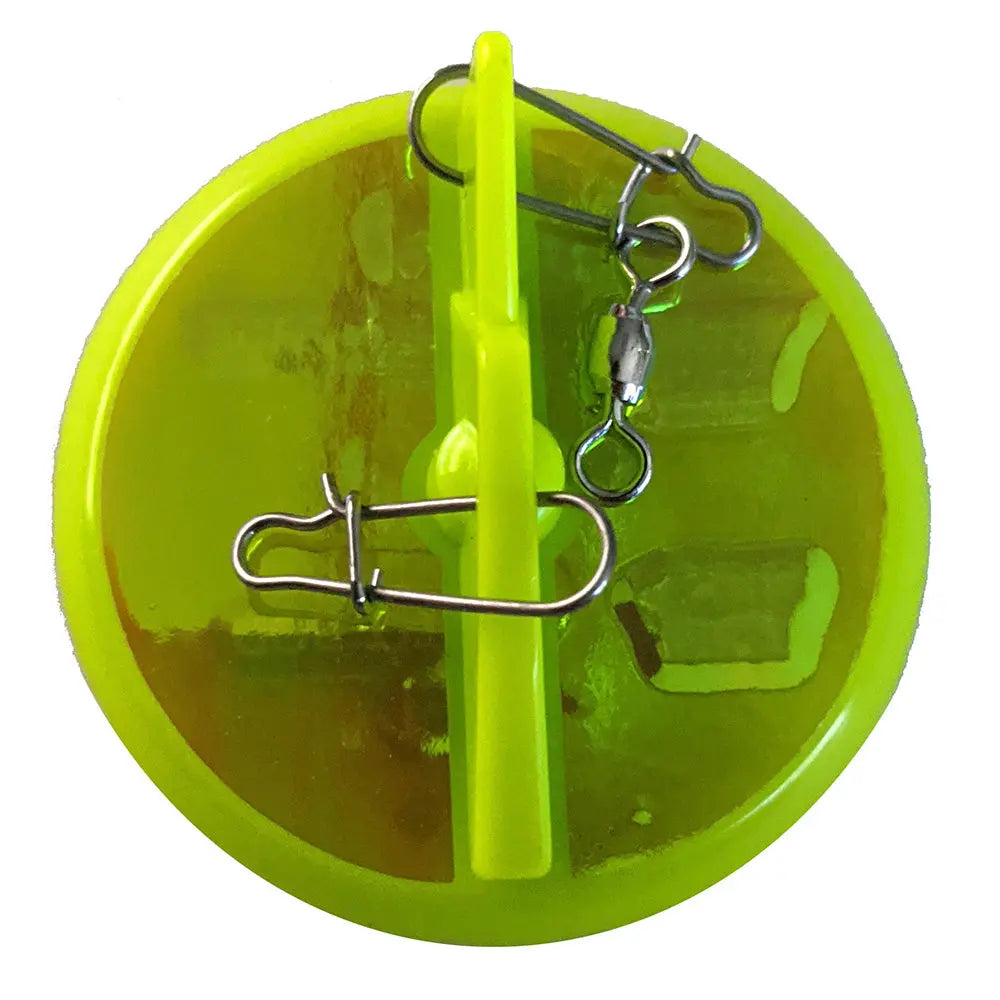 Luhr-Jensen 2-1/4 inch Dipsy Diver - Chartreuse/Silver Bottom Moon Jelly