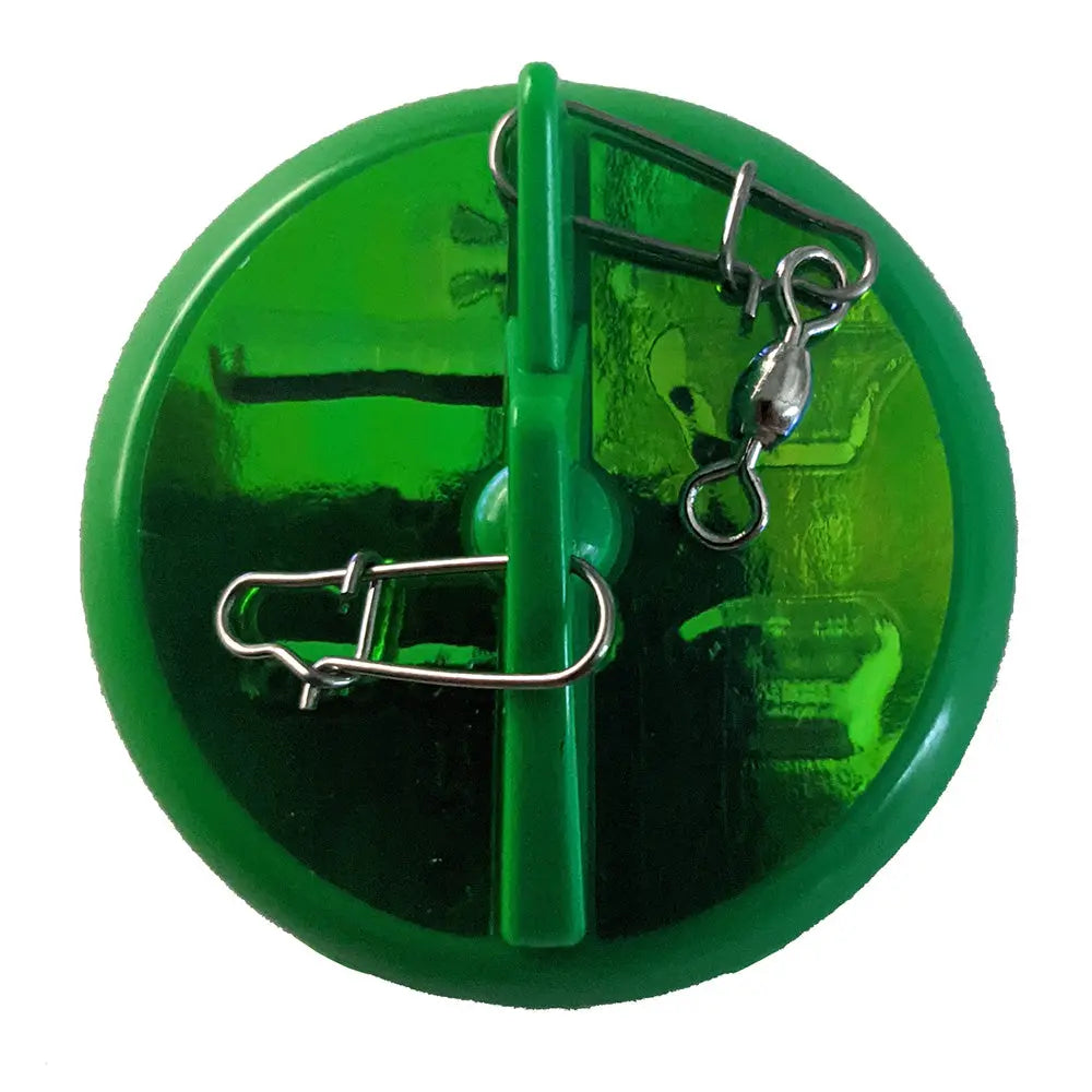 Luhr-Jensen 2-1/4 inch Dipsy Diver Kelly Green/Silver Bottom Moon Jelly