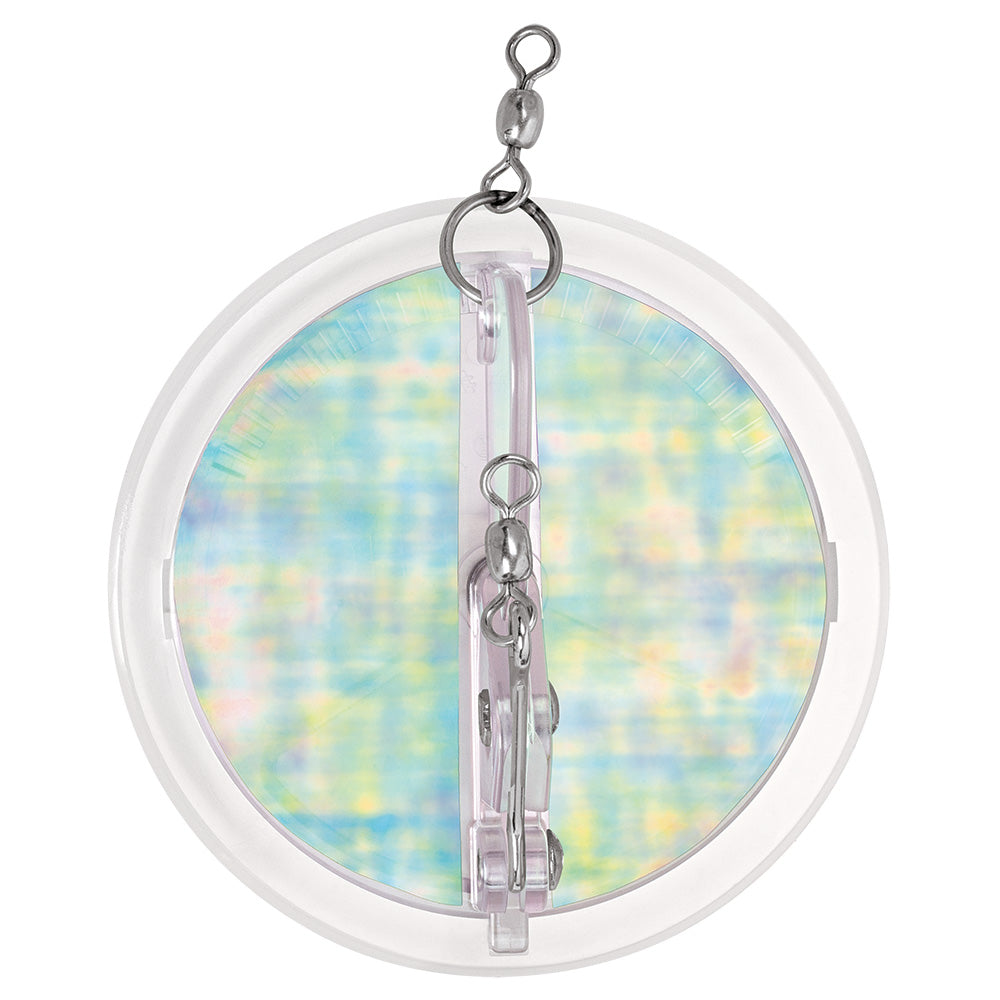Luhr-Jensen 3-1/4 inch Dipsy Diver - Clear/Clear Bottom UV Moon Jelly