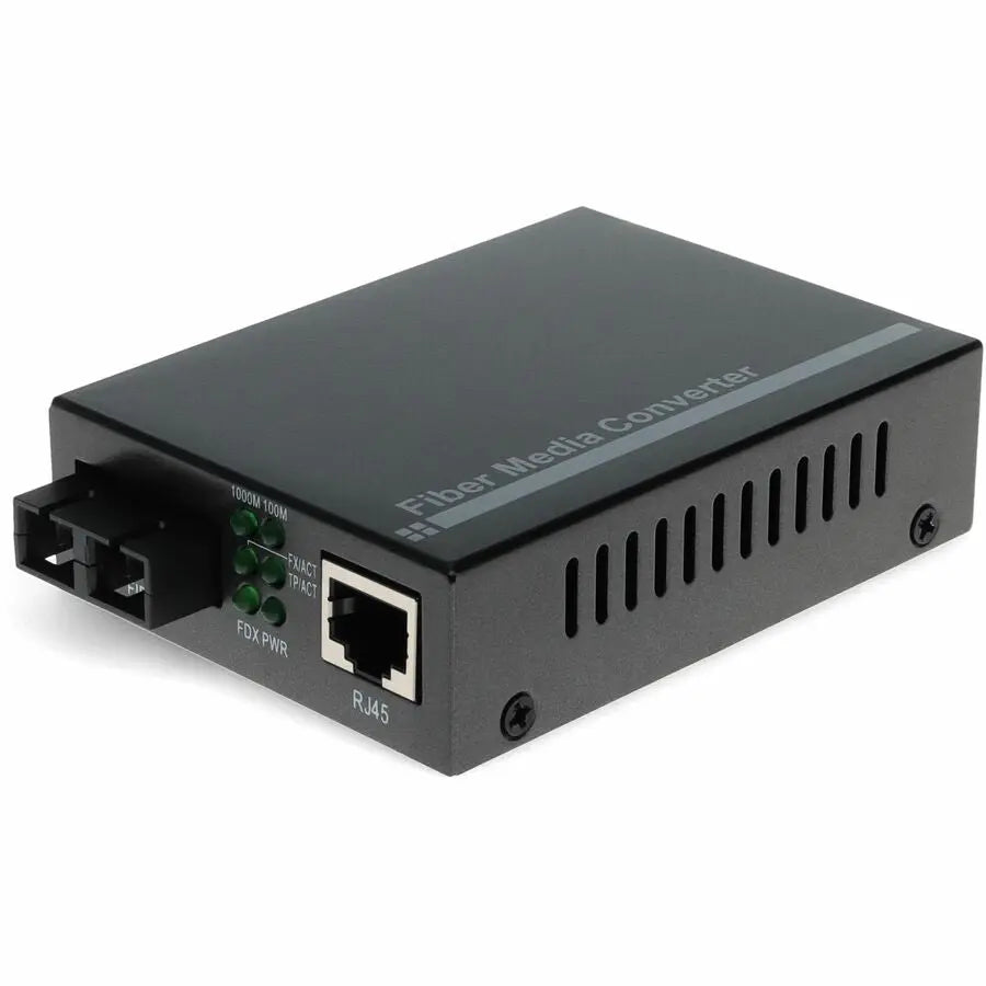 AddOn 10/100/1000Base-TX (RJ-45) to 1000Base-MX SC Multi-Mode Fiber Media Converter (Part No: ADD-GMC-MX-SC)