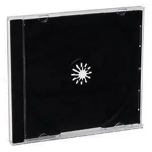 Verbatim 94867 Black Jewel Cases for CDs and DVDs - Pack of 200