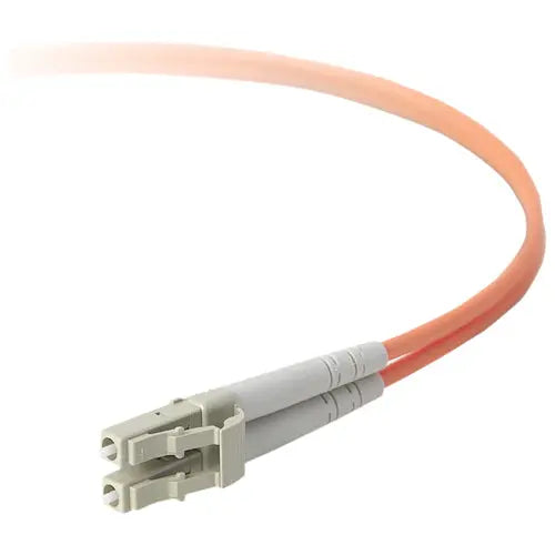 Belkin Fiber Optic Cable F3F004-10M — 10GB/100GB Aqua Multimode LC/LC Duplex OM4 for High-Speed Data Networks