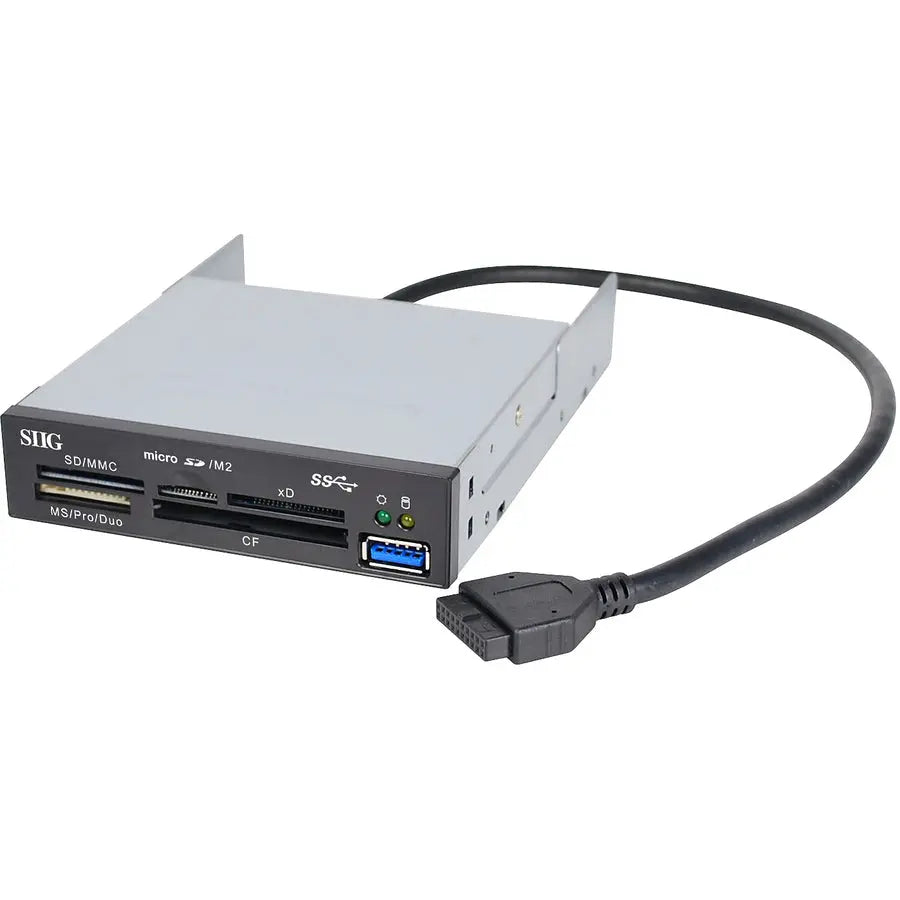 SIIG USB 3.0 Internal Bay Multi-Format Card Reader (JU-MR0A11-S1)