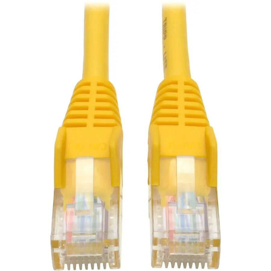 Eaton Tripp Lite Series Cat5e 350 MHz Snagless Molded Ethernet Cable - 1 ft, Yellow by Eaton Corporation