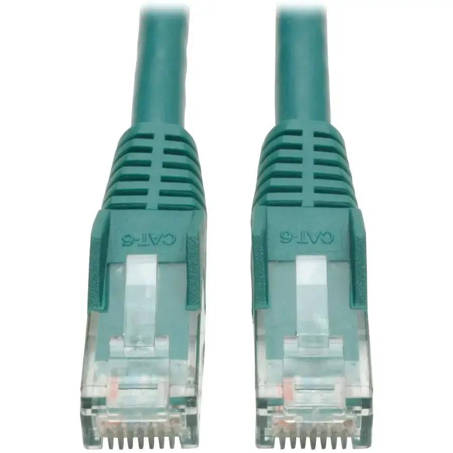 Eaton Corporation Tripp Lite N201-015-GN 15-ft Cat6 Gigabit Snagless Ethernet Patch Cable - Green by Eaton Corporation
