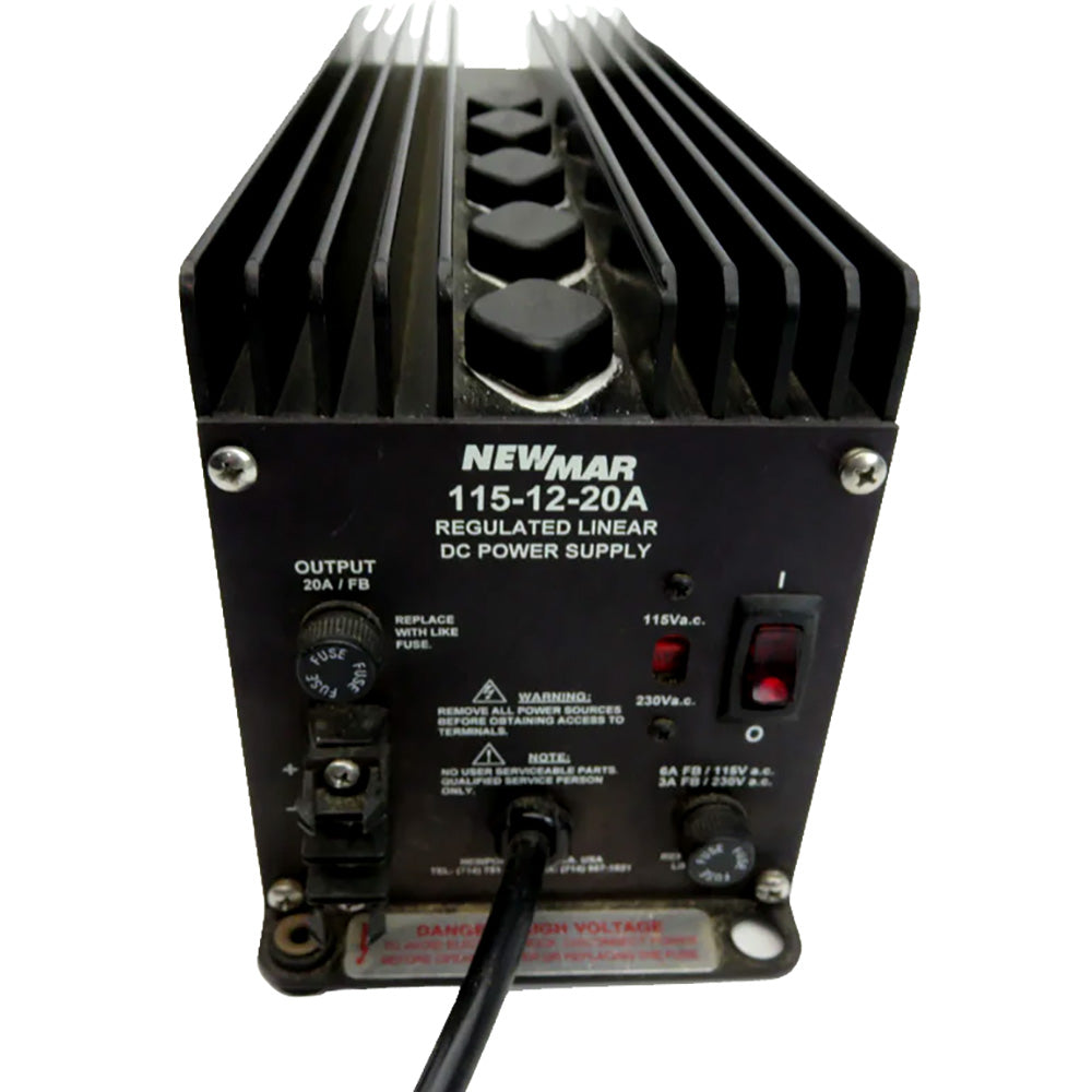 Newmar Power 115-12-20A Power Supply for Marine Communication Equipment