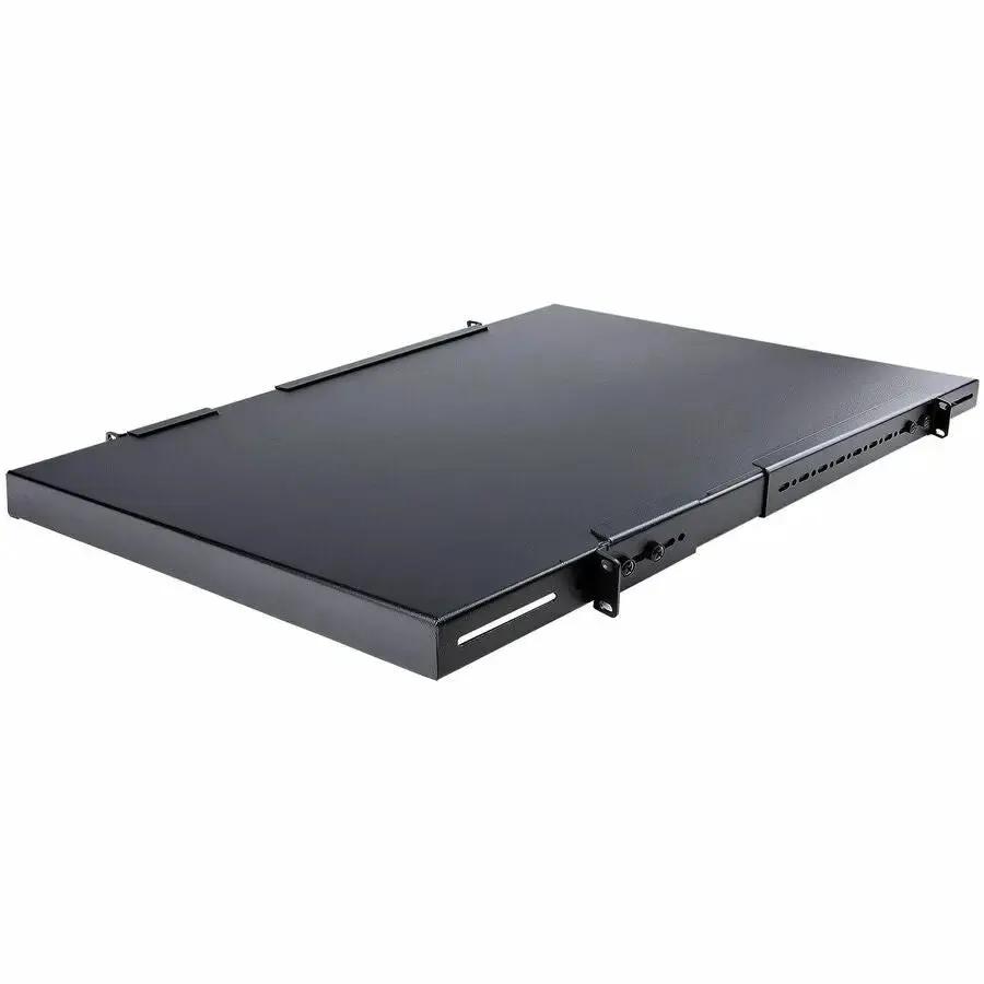 StarTech.com ADJSHELFHD 1U Heavy Duty Adjustable Rack Mount Shelf for 19-Inch Server Racks by StarTech.com