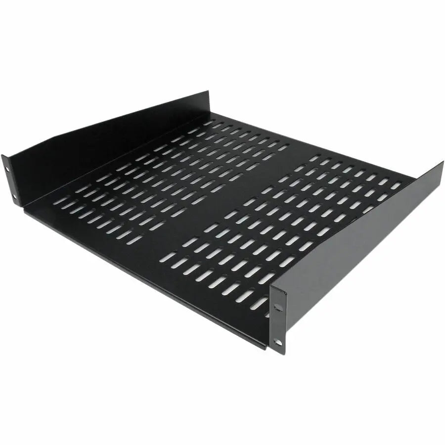 StarTech.com 2U 16-inch Vented Rack Mount Shelf - Universal Compatibility, Supports up to 50 lbs
