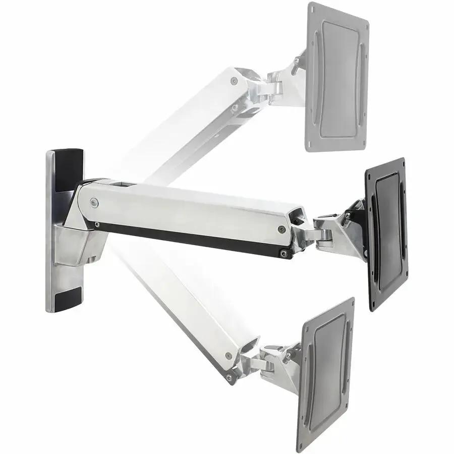 Ergotron Interactive Mounting Arm VHD – Adjustable Wall Mount for TVs and Monitors in Polished Aluminum by Ergotron, Inc