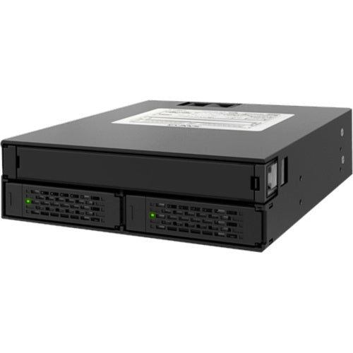 Icy Dock MB994IPO-3SB Dual 2.5-Inch SATA/SAS Drive Bay with Slim ODD Slot