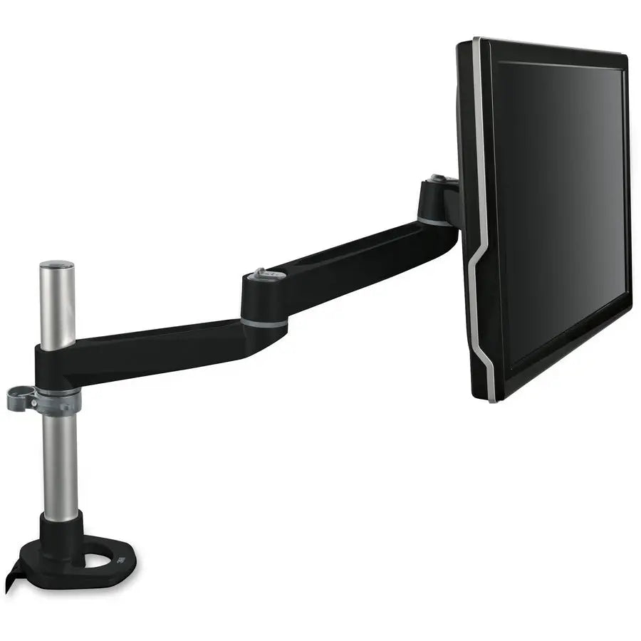 3M MA140MB Flat Panel Display Mounting Arm - Adjustable Silver Monitor Arm with VESA Compatibility