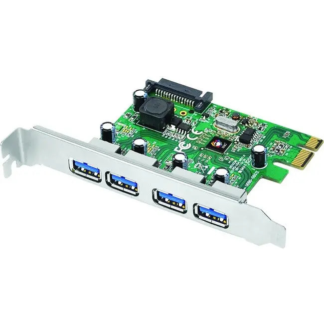 SIIG 4-Port USB 3.0 PCIe Card - Add Four High-Speed External USB Ports to Your Desktop