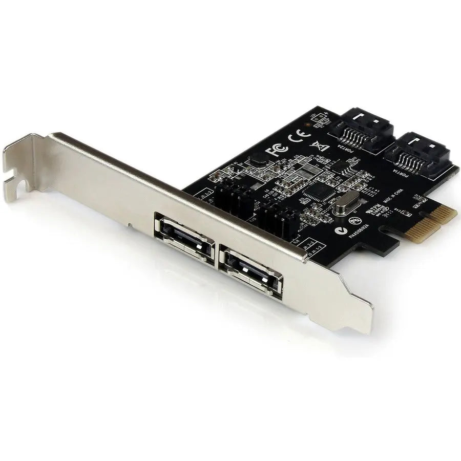 StarTech.com PEXESAT322I PCIe SATA III Controller Card with 2 Ports for Internal and External Drives by StarTech.com