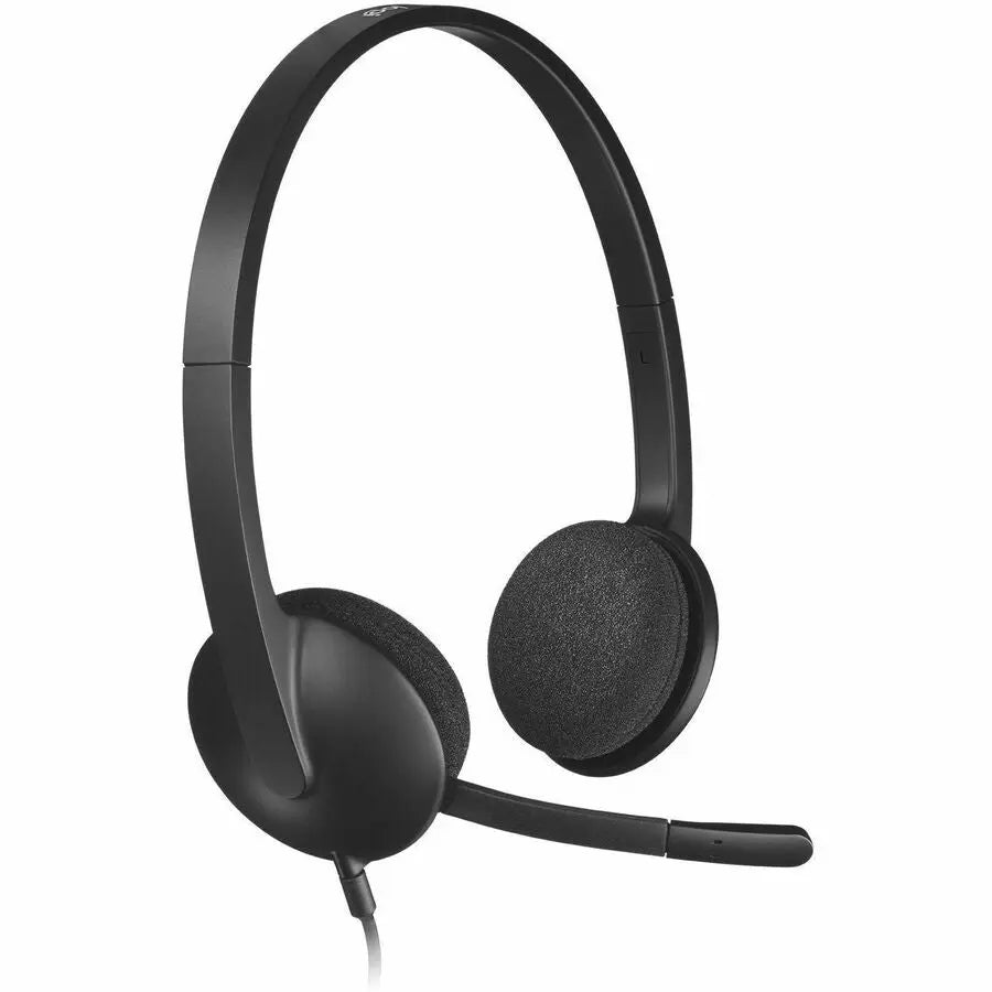Logitech H340 USB Headset with Noise-Canceling Microphone and Comfortable Design