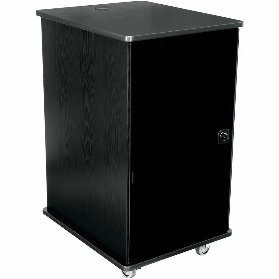 Legrand Group MFR Series Rack Cabinet MFR-1627GE with Ebony Ash Finish for A/V Equipment and Storage