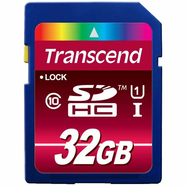 Transcend 32GB Class 10 UHS-I SDHC Card – High-Speed Memory for Cameras and Smartphones