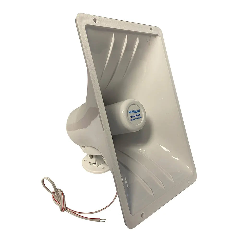 Newmar Power PA40/30 Deck Horn – Waterproof Marine Horn for Shipboard Paging and Alarm Systems