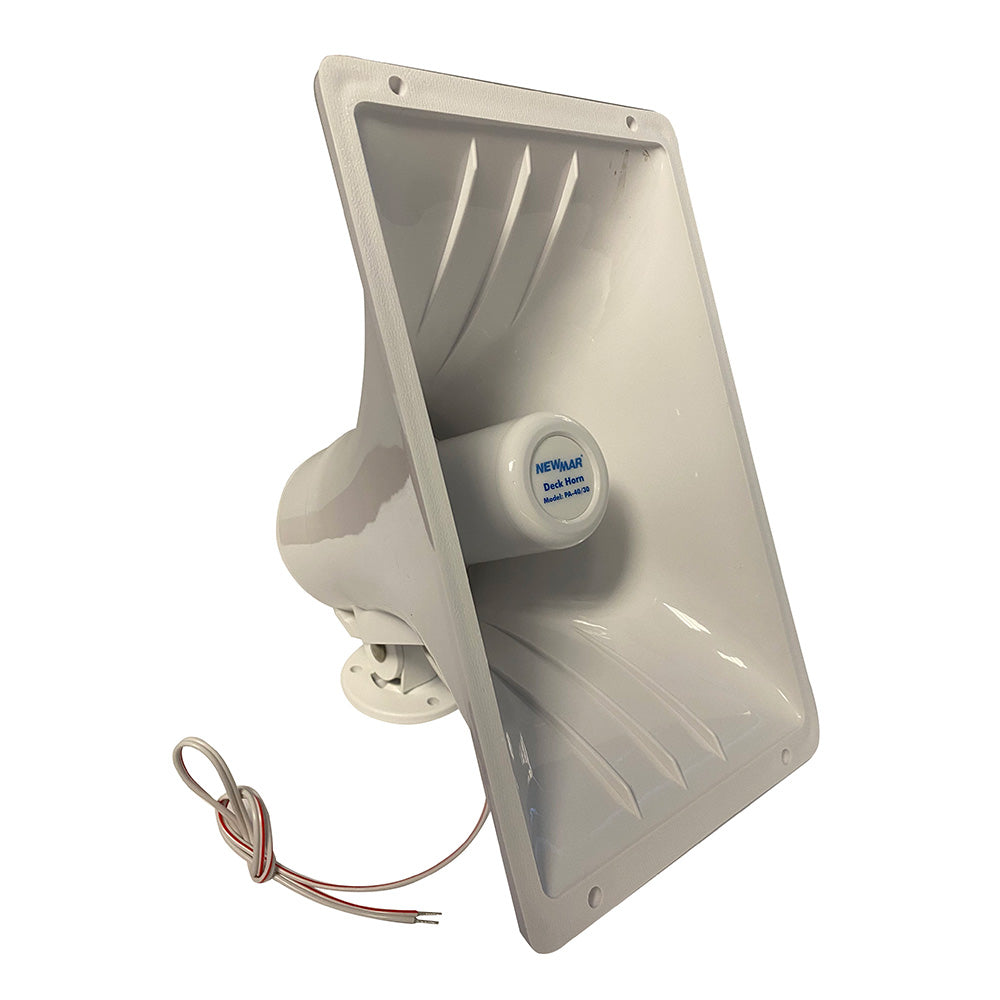 Newmar Power PA40/30 Deck Horn ? Waterproof Marine Horn for Shipboard Paging and Alarm Systems