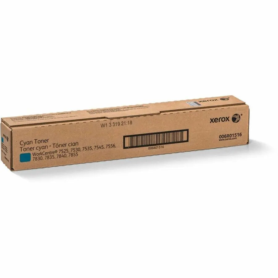 Xerox WorkCentre 7855 Cyan Toner Cartridge - Genuine Part 006R01516 for High-Quality Printing