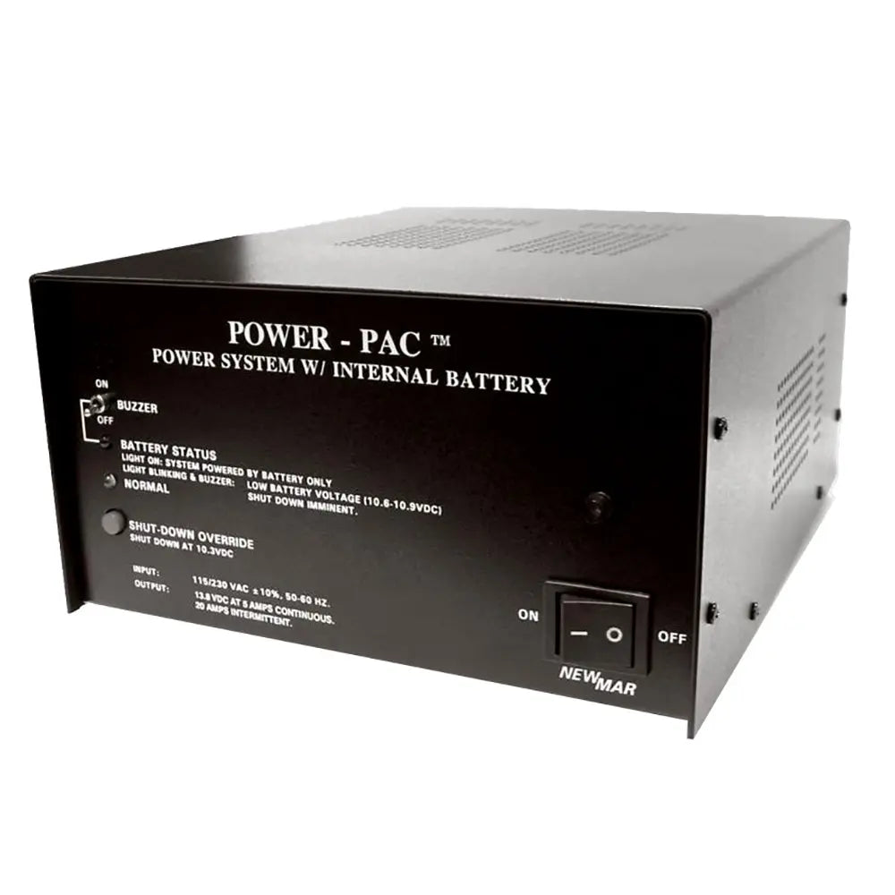Newmar Power-Pac 14AH Power Supply with Built-In Backup Batteries for Marine and Commercial Applications