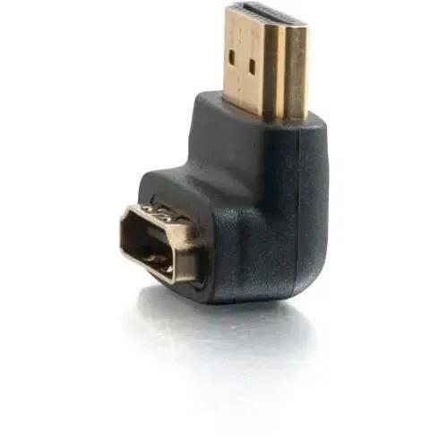 C2G HDMI to HDMI Adapter - 90° Down - Male to Female by Legrand Group