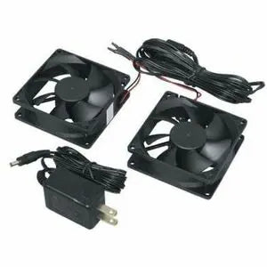 Middle Atlantic MFRFANKIT-2 50 CFM Fan Kit for MFR Series Racks with 3-inch DC Fans and Thermostatic Control