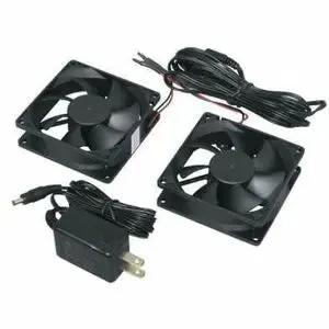 Middle Atlantic MFRFANKIT-2 50 CFM Fan Kit for MFR Series Racks with 3-inch DC Fans and Thermostatic Control by Legrand Group