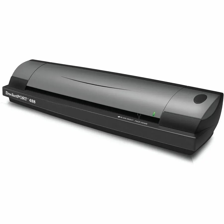 DocketPORT DP488 Duplex Document & ID Scanner - Portable High-Volume Sheetfed Scanner with USB Power and Auto-Continue
