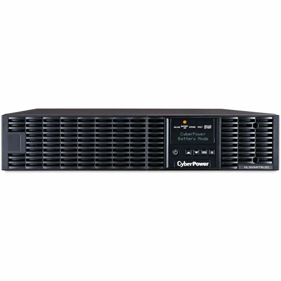 CyberPower OL3000RTXL2U Smart App Online UPS System – 3000VA Double Conversion Rack/Tower UPS with Sine Wave Output and Extended Battery Module