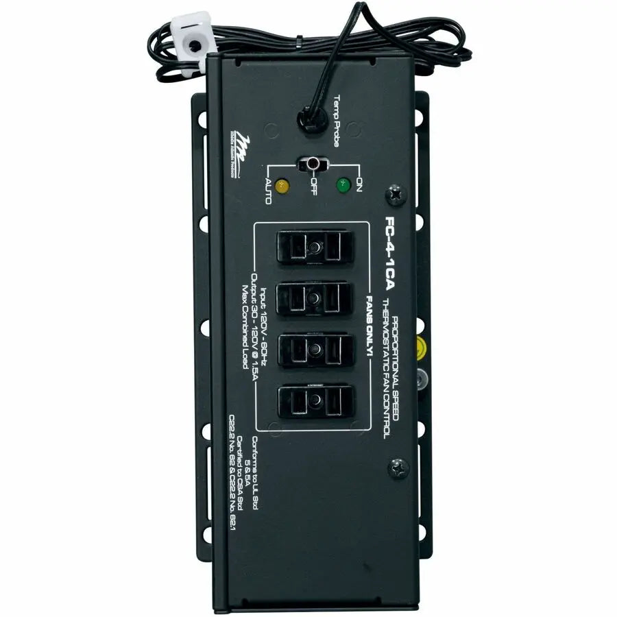 Legrand Group Middle Atlantic FC-4-1CA Thermostatic Fan Controller for Up to 4 Fans
