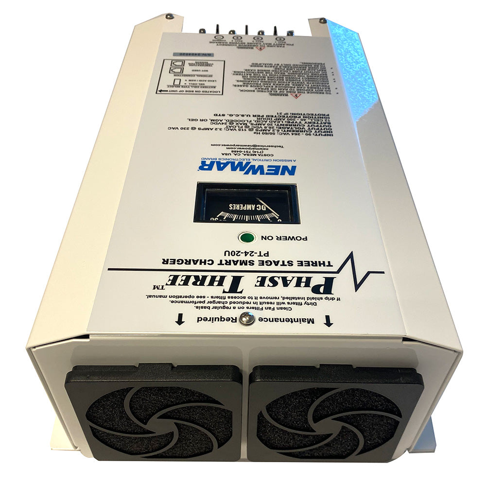Newmar Power PT-24-20U Marine Battery Charger - 24 Volt Smart Charging System
